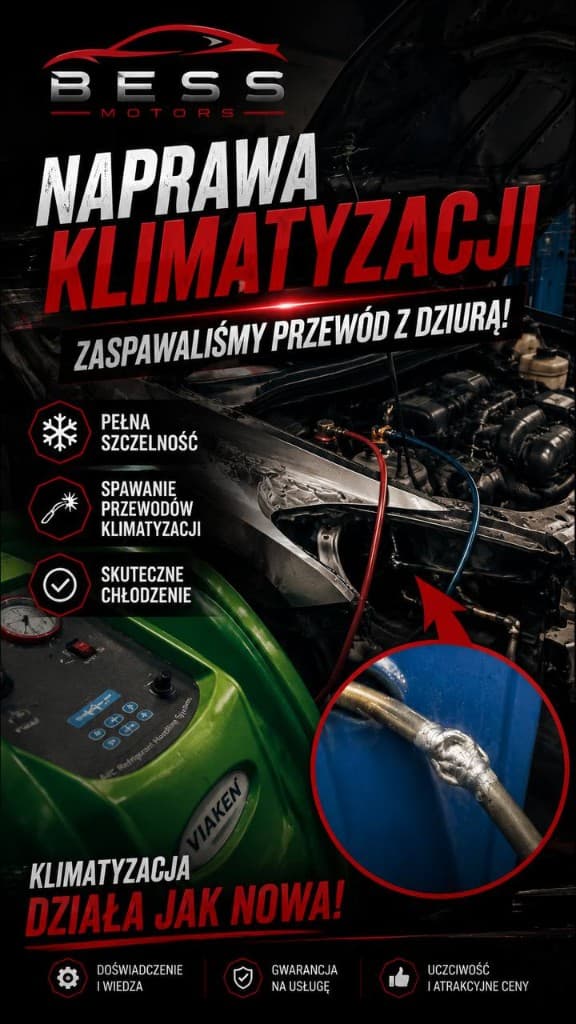 Nabijanie klimatyzacji — stacja Viaken